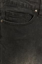 LTS Tall Women's Black Distressed BEA Wide Leg Jeans | Long Tall Sally 4