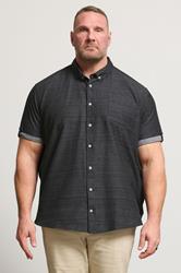 BadRhino Big & Tall Black Short Sleeve Slub Shirt | BadRhino 1