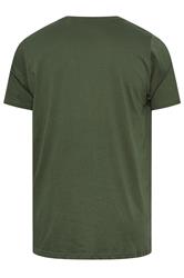  BadRhino Big & Tall Khaki Green Skull & Crossbones Graphic T-Shirt | BadRhino 7
