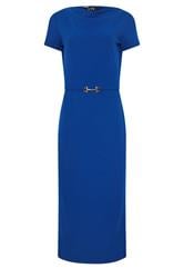 LTS Tall Blue Midi Buckle Dress | Long Tall Sally 5