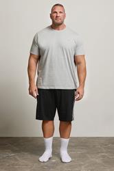 BadRhino Big & Tall Black Lightweight Lounge Shorts | BadRhino 2