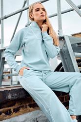 LTS Tall Womens Light Blue Zip Sweatshirt | Long Tall Sally 1