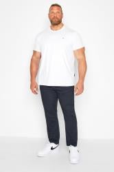 KAM Navy Blue Chino Trousers | BadRhino 1