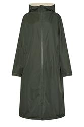 LTS Tall Khaki Green Waterproof Fleece Lined Robe | Long Tall Sally 6