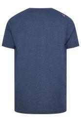 D555 Big & Tall 2 PACK Blue & Green 'Originals' Graphic Print T-Shirts | BadRhino 6