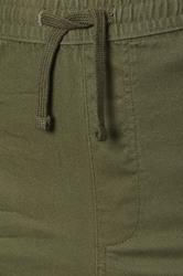 BadRhino Big & Tall Olive Green Elasticated Waist Chinos | BadRhino 5
