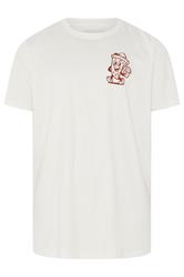 BadRhino Big & Tall Off-White Extra Long Graphic T-Shirt | BadRhino 6