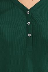 LTS Tall Green Cotton Waffle Pyjama Top | Long Tall Sally 4