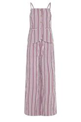 LTS Tall Women's Set Red Stripe Button Waistcoat & Wide Leg Trousers | Long Tall Sally 1