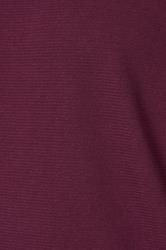 BadRhino Big & Tall Burgundy Red Ottoman Textured T-Shirt | BadRhino 7