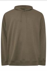 BadRhino Big & Tall Brown Diamond Quilted Hoodie | BadRhino 5