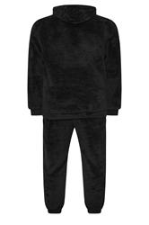 BadRhino Big & Tall Black Batman Fleece Lounge Set | BadRhino 6