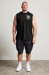 BadRhino Big & Tall Black Tiger Graphic Muscle Vest | BadRhino 1