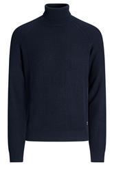 JACK & JONES Big & Tall Navy Blue Roll Neck Jumper | BadRhino 3