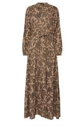 LTS Tall Women's Natural Brown Tie Waist Maxi Dress | Long Tall Sally 2
