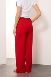 LTS Tall Red Wide Leg Trousers | Long Tall Sally 3
