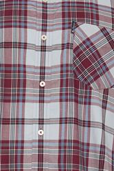 BEN SHERMAN Big & Tall Light Blue Check Print Shirt | BadRhino 5