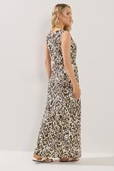 LTS Tall Women's Chocolate Brown Aztec Tie Waist Cotton Maxi Dress | Long Tall Sally 2