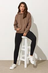 LTS Tall Women's Brown Drawstring Hoodie | Long Tall Sally 2