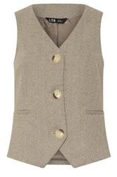 LTS PREMIUM Tall Brown Herringbone Waistcoat | Long Tall Sally 6