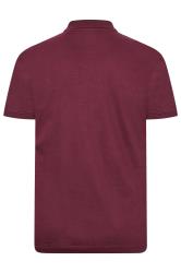BadRhino Big & Tall Dark Red Essential Polo Shirt | BadRhino 4
