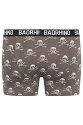 BadRhino Big & Tall 3 PACK Black Skull Boxers | BadRhino 3