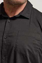 BadRhino Big & Tall Black Stretch Long Sleeve Shirt | BadRhino 5