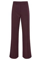 LTS Tall Dark Red Seam Front Wide Leg Trousers | Long Tall Sally 1