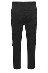 BadRhino Big & Tall Black Cargo Trousers | BadRhino 7