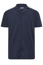 BadRhino Big & Tall Navy Blue Revere Jersey Shirt