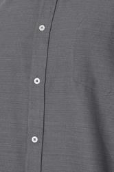 BadRhino Big & Tall Grey Long Sleeve Slub Shirt | BadRhino 7