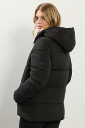 LTS Tall Black Padded Coat | Long Tall Sally 4