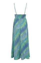 LTS Tall Women's Blue Spot Print Shirred Sundress | Long Tall Sally 7