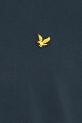 LYLE & SCOTT Big & Tall Navy Blue Striped Tipped Polo Shirt | BadRhino 3