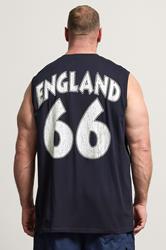 BadRhino Big & Tall Navy Blue Extra Long England 66 Vest | BadRhino 2