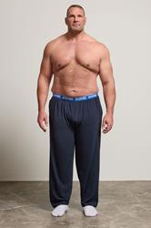 BadRhino Big & Tall Navy Blue Lounge Trousers | BadRhino 2