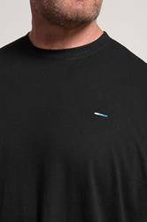 BadRhino Big & Tall Black Relaxed T-Shirt | BadRhino 4