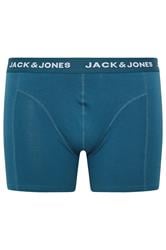 JACK & JONES Big & Tall 5 PACK Green/Blue/Black/Navy/Purple Boxers | BadRhino 9