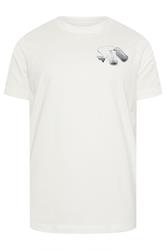 BadRhino Big & Tall Off-White Military Dog Tag Graphic T-Shirt | BadRhino 7