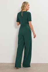 LTS Tall Dark Green Belted Jumpsuit | Long Tall Sally 3