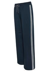 LTS Tall Navy Blue Side Tape Wide Leg Joggers