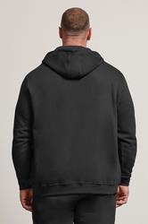 BadRhino Black Essential Zip Through Hoodie | BadRhino 4