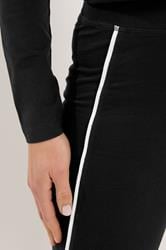 LTS Tall Women's Black Active Piped Leggings | Long Tall Sally 5