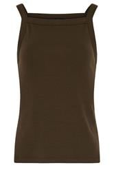 LTS Tall 2 PACK Women's Navy Blue & Brown High Neck Vest Tops | Long Tall Sally 8