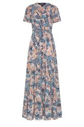 LTS Tall Navy Blue Floral Button Maxi Dress