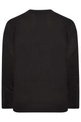 KAM Black Rudolph Christmas Jumper | BadRhino 3