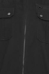 BadRhino Big & Tall Black Cotton Zip Through Jacket | BadRhino 8
