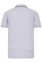 BadRhino Big & Tall Light Purple Tipped Polo Shirt | BadRhino 2