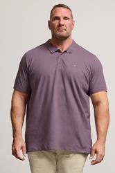 BadRhino Big & Tall Purple Polo Shirt | BadRhino 1