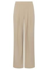 LTS Tall Stone Brown Pleated Palazzo Wide Leg Trousers
